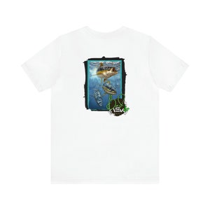 Fishing shirt, fishing gear Yellow Fin by BadFish365 Jersey Short Sleeve Tee