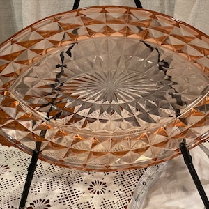 Jeannette Glass Co Pink Boat Bowl &quot;Windsor&quot; - Depression Glass