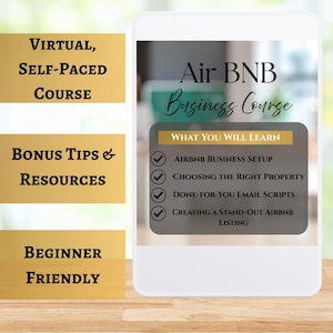 Airbnb Business Virtual Course | Instant Digital