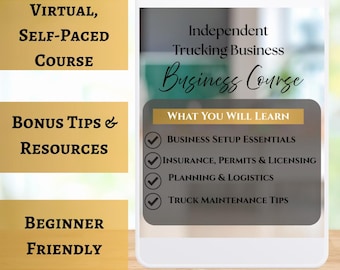 Cours virtuel sur les entreprises de camionnage