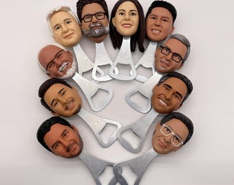 Personalized Face Bottle Opener: Custom Groomsmen Gift