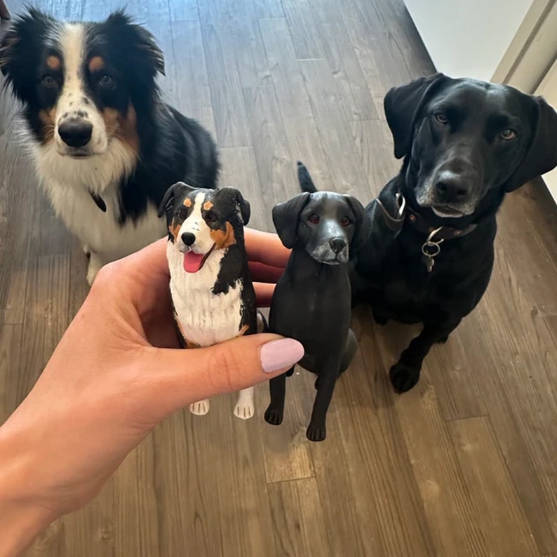 Personalized Memorial Dog Crystal Heart - Memorial Gift Idea For Dog Lovers - Up to 5 Dogs - Don't Cry For Me Mom And Dad! We're Ok!