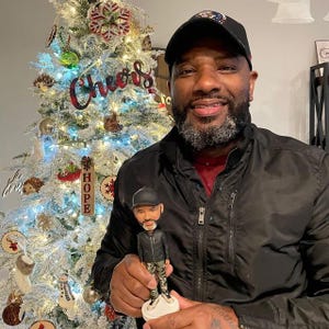 Personalisierte Freund Weihnachtsbobblehead Geschenke, personalisierte Herren Bobbleheads, Jubiläum Geschenke für Mann, Weihnachtsgeschenke