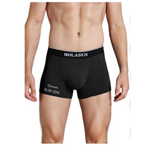 Wedding gift for husband - Gift for Him - Personalized Boxer Briefs - Anniversary Gift for Husband - Men&#39;s funny underwear