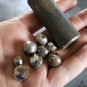 Ball Bearings and Steel Tube—Found Objects 4/21/22