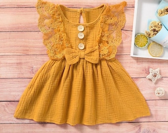 Girl Dress, Summer Girl Dress, Summer Girl Outfit, Summer Fashion, Birthday Gift, Baby Girl Summer Dress