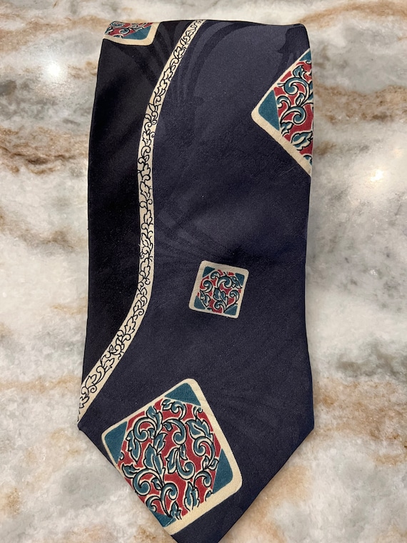 Bugatti Italian silk mens necktie