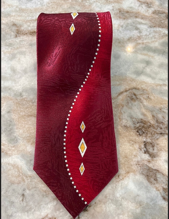 Vintage 100% Silk Kerrssi Mens Necktie