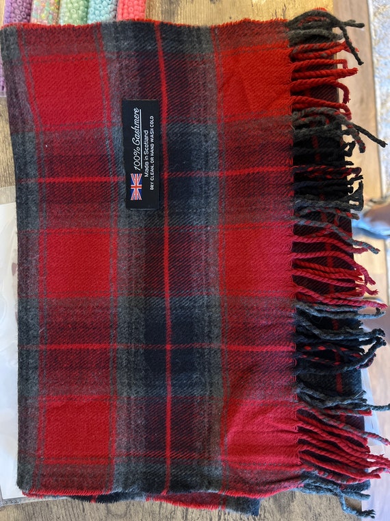 Coperta 100% Cashmere Borges &amp; Scott - Plaid Multi-patch Morbido, 140x160cm, Confezione Regalo
