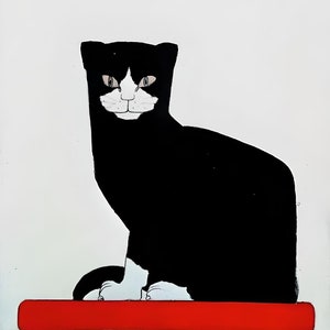 El gato, de Bart van der Leck Impresión de calidad - Frame Me