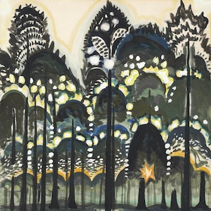 Amanecer en el bosque de Charles Burchfield Impresión de calidad - Frame Me