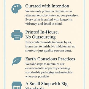 a poster with the words why choose us?