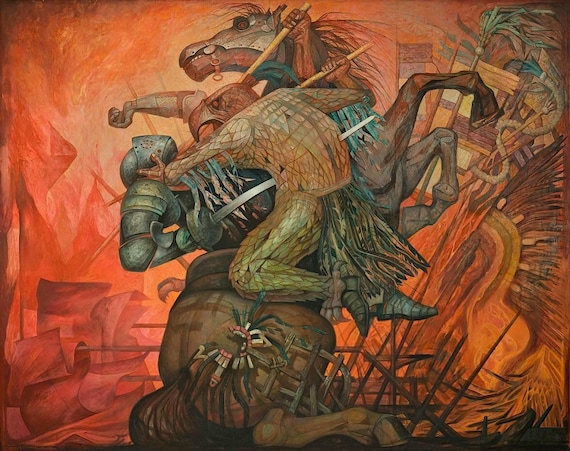 Fusion of Two Cultures by Jorge Gónzales Camarena Quality Print