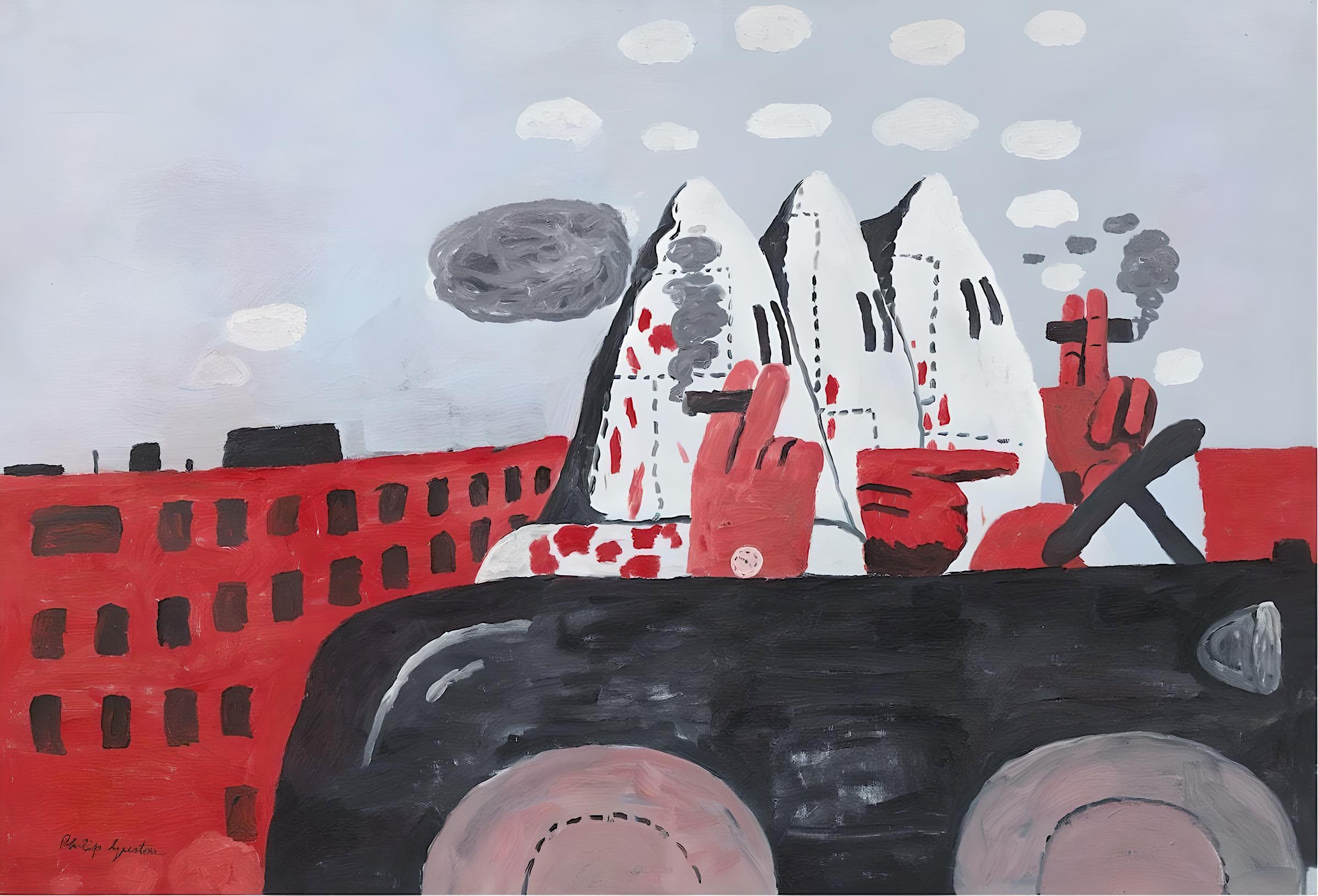 Riding Around by Philip Guston Quality Print - Frame Me - Etsy