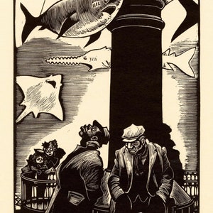 The Aquarium By Fritz Eichenberg Quality Print - Frame Me