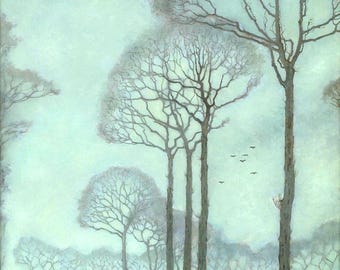 Row of Trees – Jan Mankes | Dutch Minimalist Landscape Print