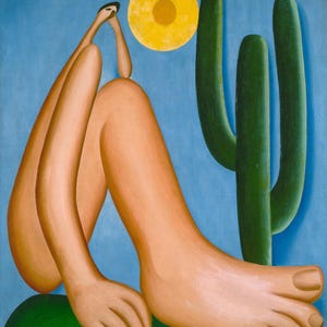 Abaporu Art Print: Tarsila do Amaral, Brazilian Modernism Giclée Poster