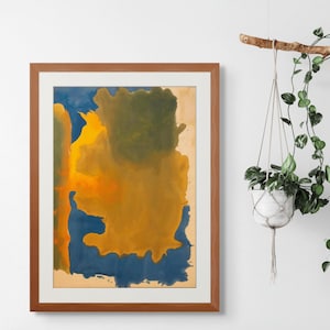 Canal by Helen Frankenthaler – Giclée Art Print – Abstract Expressionist Wall Art – Premium Quality Fine Print
