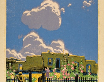 Summer Clouds By Gustave Baumann Quality Print - Frame Me