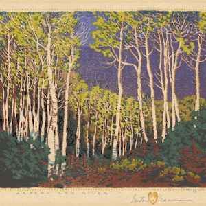 Gustave Baumann Grand Canyon Print: Vintage Southwestern