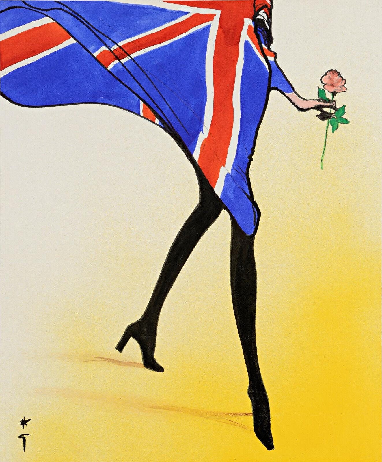 sachin and babi light blue dress The story of Geri Halliwell's Union Jack dress main image 0