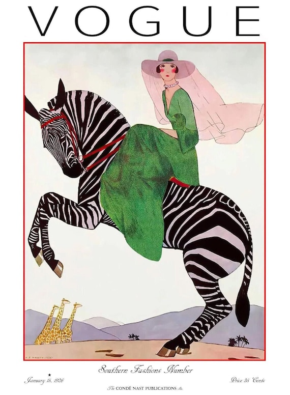 VOGUE ポスター 1927年 アールデコ ヴィンテージ VOGUE ポスター 1927