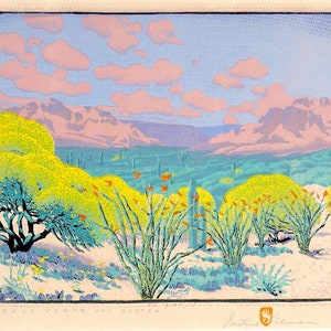 Palo Verde and Ocotea By Gustave Baumann Quality Print - Frame Me