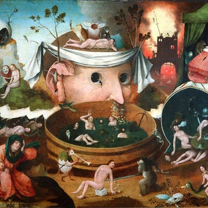 The Vision of Tondal By Hieronymus Bosch Quality Print - Frame Me