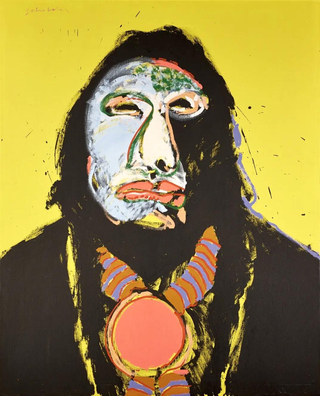 Insane Indian by Fritz Scholder Quality Print - Frame Me - Etsy
