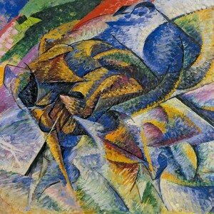 Dynamism of a Cyclist By Umberto Boccioni Quality Print - Frame Me