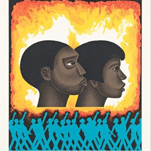 For My People By Elizabeth Catlett Quality Print - Frame Me