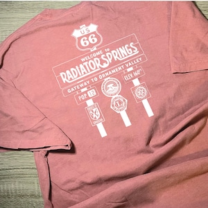 Radiator Springs, Route 66 Sign Inspired Tshirt- Disney’s Cars