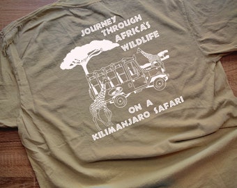Kilimanjaro Safari Inspired T-shirt | Disney’s Animal Kingdom Ride Inspired