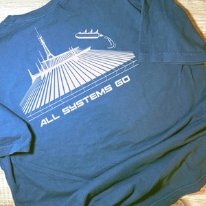 Space Mountain Attraction Inspired T-Shirt | Disney Park Attraction Tee