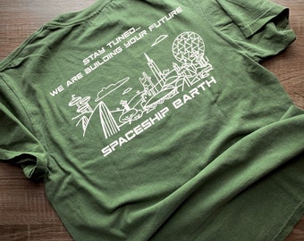 Disney’s “Spaceship Earth” Inspired T-Shirt | Disney Epcot Attraction | Futureworld