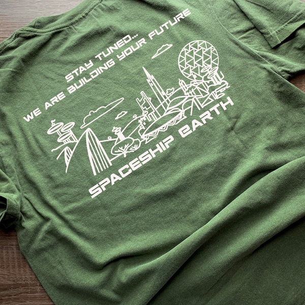 Disney’s “Spaceship Earth” Inspired T-Shirt | Disney Epcot Attraction | Futureworld