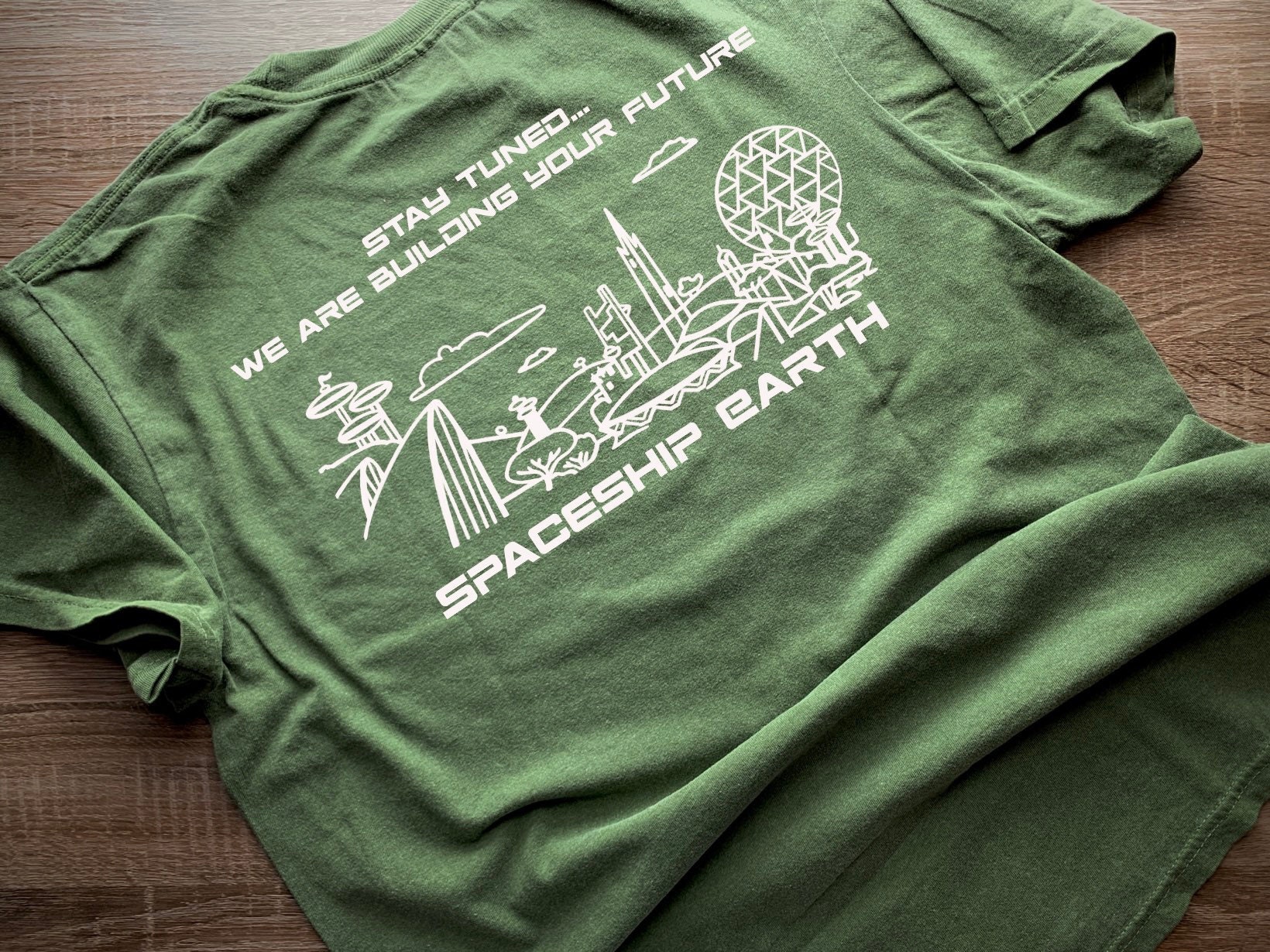 Spaceship Earth Shirt - Etsy
