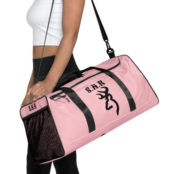 duffle bolsa with initials