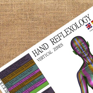 hand reflexology vertical zones, hand reflex therapy, hand acupressure