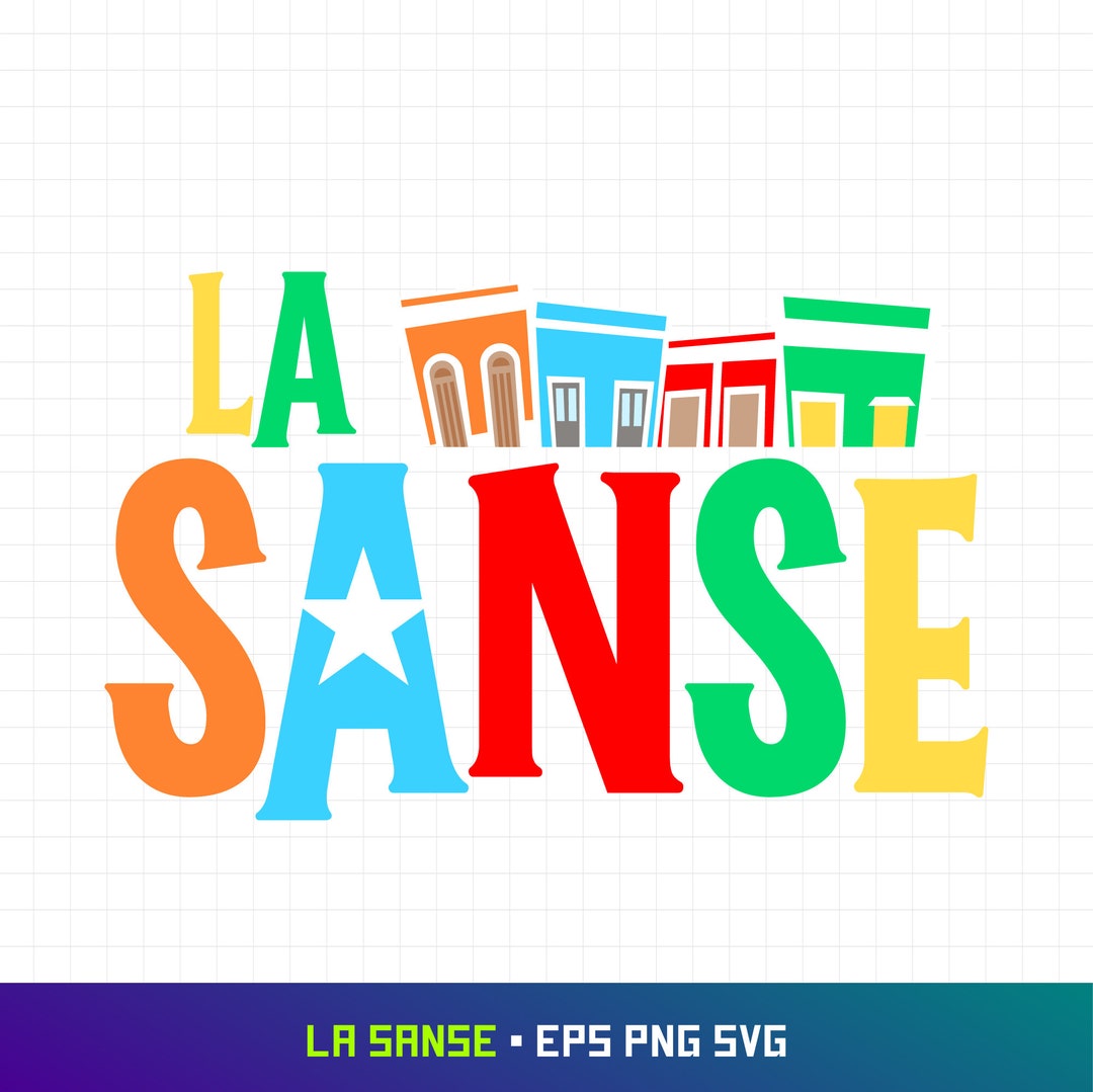 Puerto Rico Svg, La Sanse Svg, La Sanse Png, Fiestas De La Calle, San Sebastian, La Sanse Tshirt