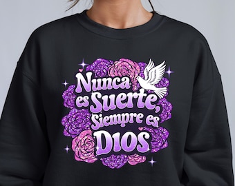 Nunca Es Suerte Siempre Es Dios Png, Png Cristiano, Png Religioso, Cita Cristiana, Semana Santa Png, Dios Png, Christian Tshirt Design
