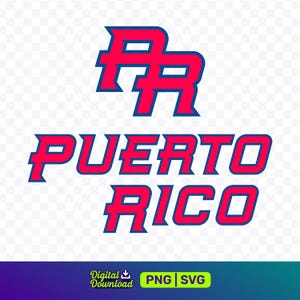Puerto Rico Baseball SVG PNG Cut File, Boricua Beisbol Cricut Ready, Puerto Rican Team Digital Download