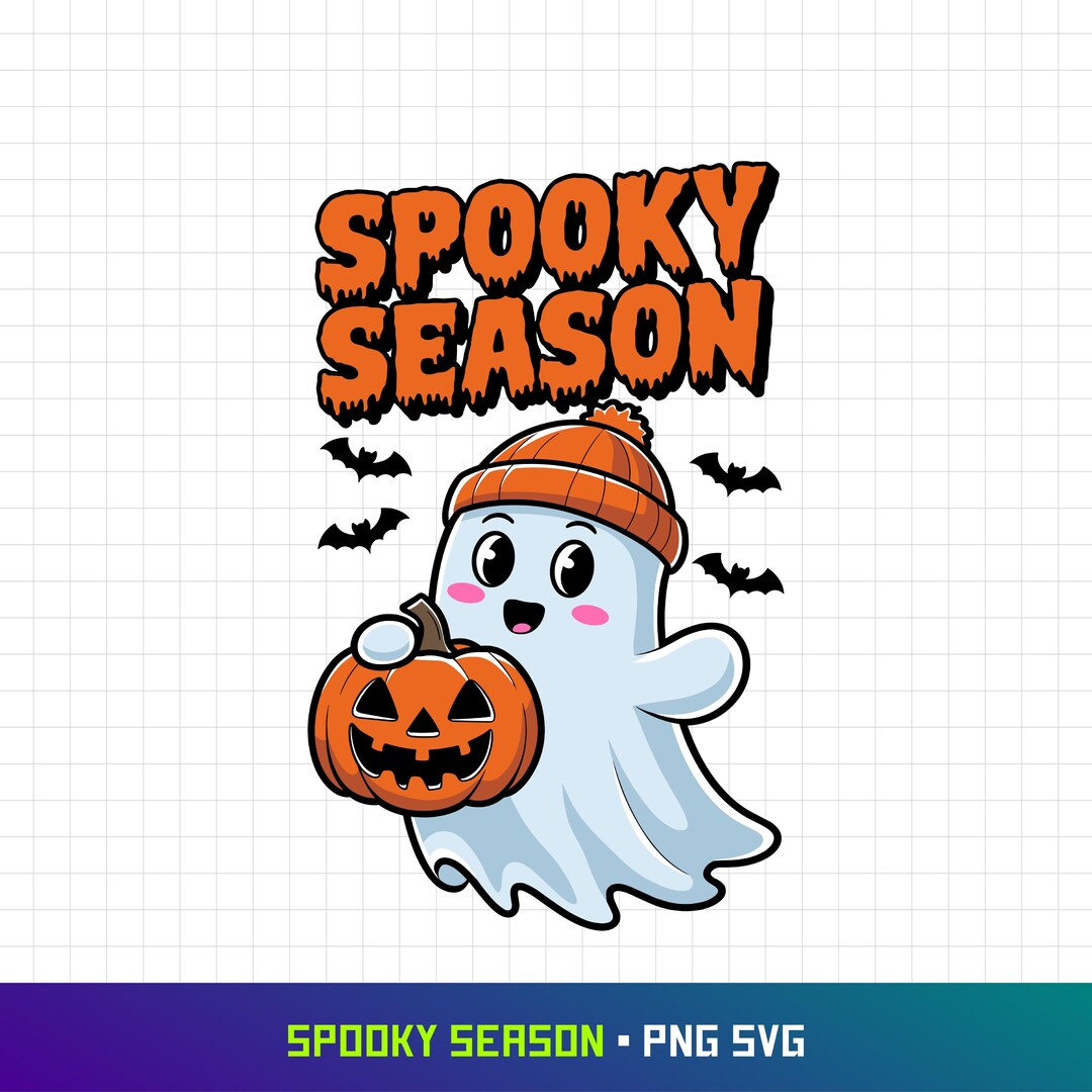 Cute Ghost Svg, Boojee Ghost, Spooky Season Svg, Halloween Svg, Ghost ...