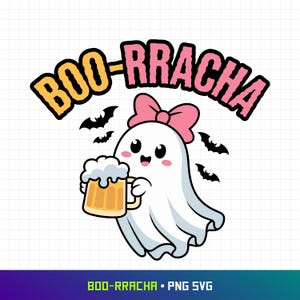 Boo rracha Png, Déguisement d'Halloween, Halloween latino, Chemise drôle, Mexicain, Espagnol Halloween, Comadre Crew, Drunk Ghost, TrikoTri, Spooky