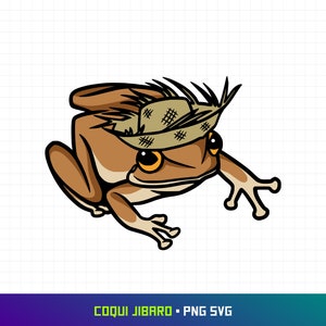 Coqui Svg, Puerto Rico Svg, Boricua, Puerto Rico Clipart, Puertorriqueño, Coqui Frog Png, Diseño de Puerto Rico, Archivo Cortado, Sublimación