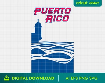 Puerto Rico Beisbol SVG, Puerto Rico Baseball Team SVG, Puerto Rico Equipo Nacional, Puerto Rico Garita Olas, Team Rubio, Puerto Rico PNG,