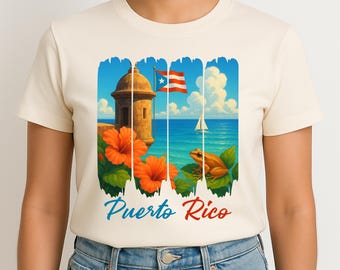 Sublimazione PNG di Porto Rico - Design per maglietta con rana Boricua Coqui, Pennellata artistica per le vacanze a Porto Rico 2025, Regalo portoricano