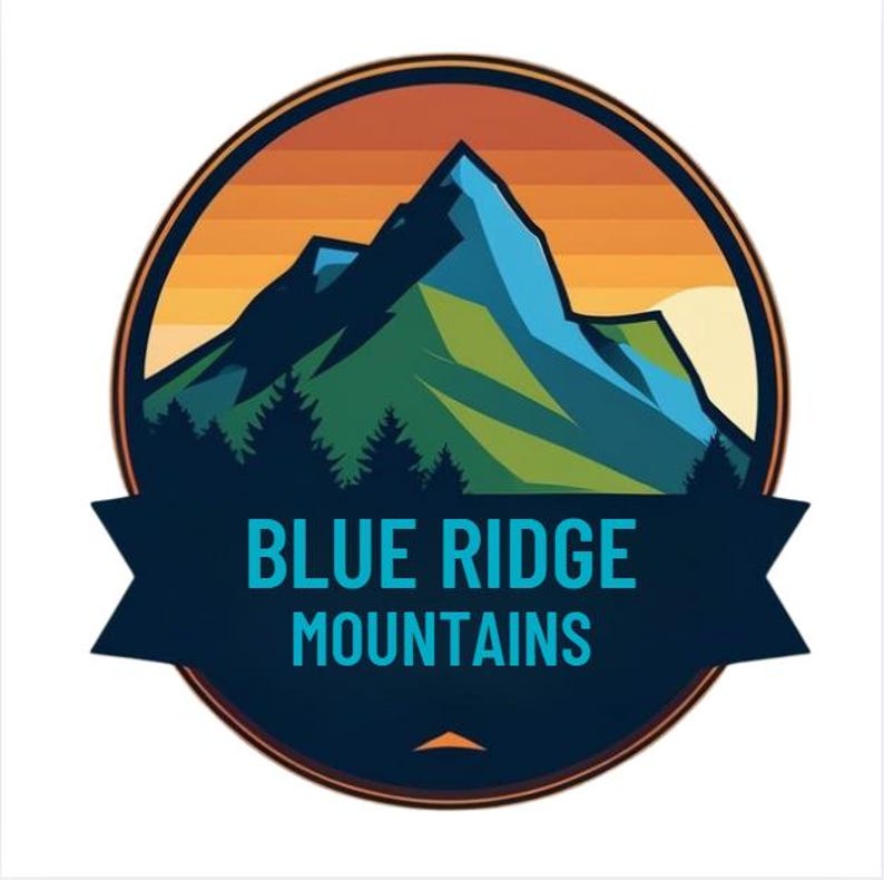 Blue Ridge Mountains PNG File - Etsy