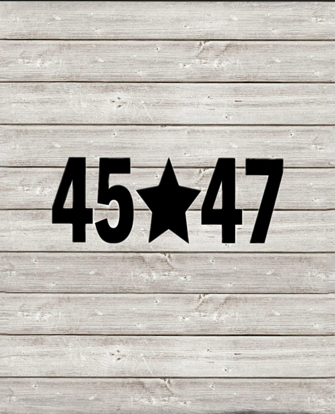 Trump 45/47 Decal 45 47 Sticker - Etsy