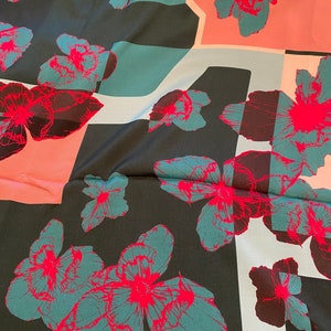 Silk/Viscose Fabric, Italian Fabric by Yard, Price is for one yard.